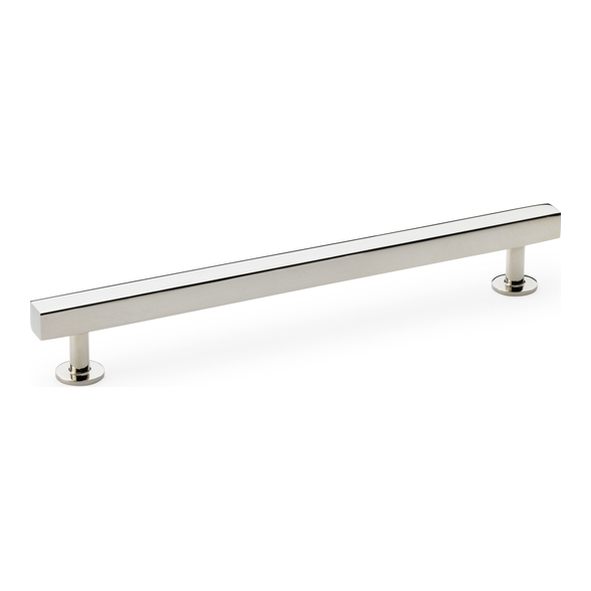 AW815-192-PN • 192mm c/c • Polished Nickel • Alexander & Wilks Square T-Bar Cabinet Pull Handle